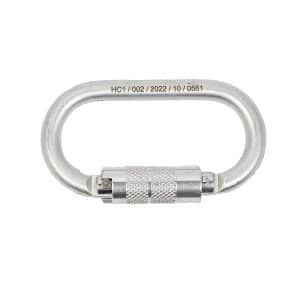 Oval Twist-Lock Karabiner